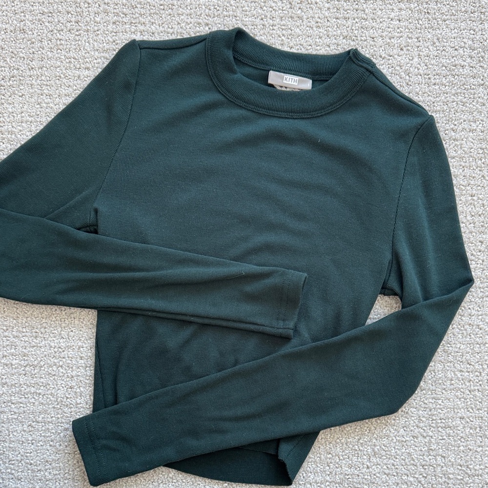 Dark Green kith Long Sleeve Top